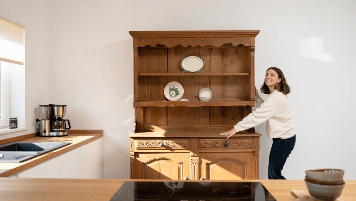 The Common Thrift Store Find That Gives Your Kitchen Countertops A Storage Boost