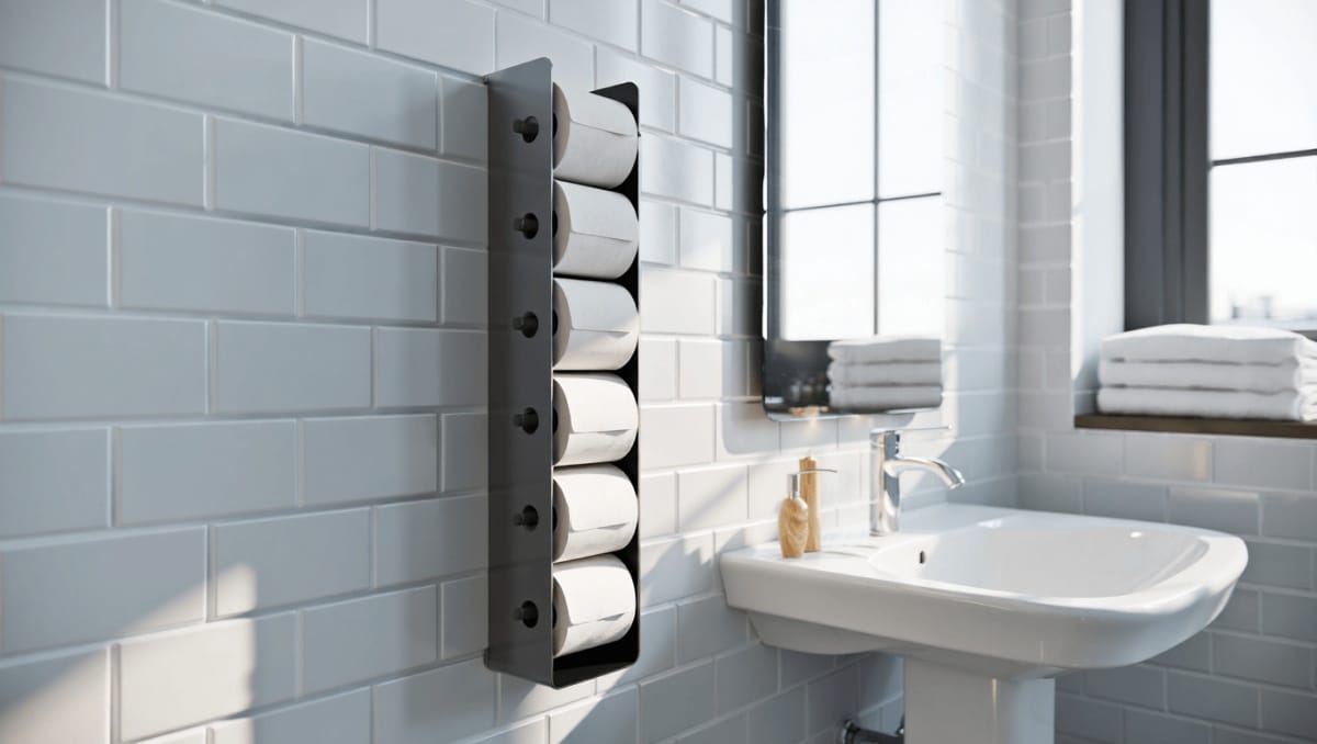 Neither Baskets Nor Cabinets: The Clever Toilet Paper Storage DIY You'll Love