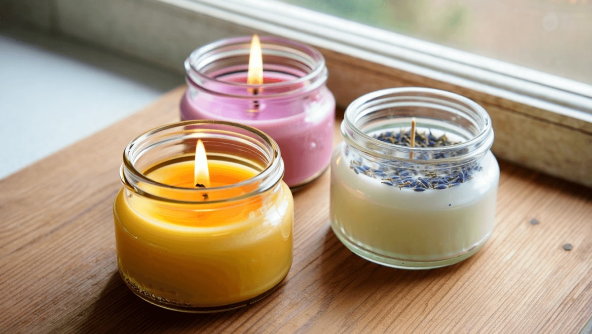 Upgrade Glass Yogurt Jars Into Stunning Candles With An Easy DIY