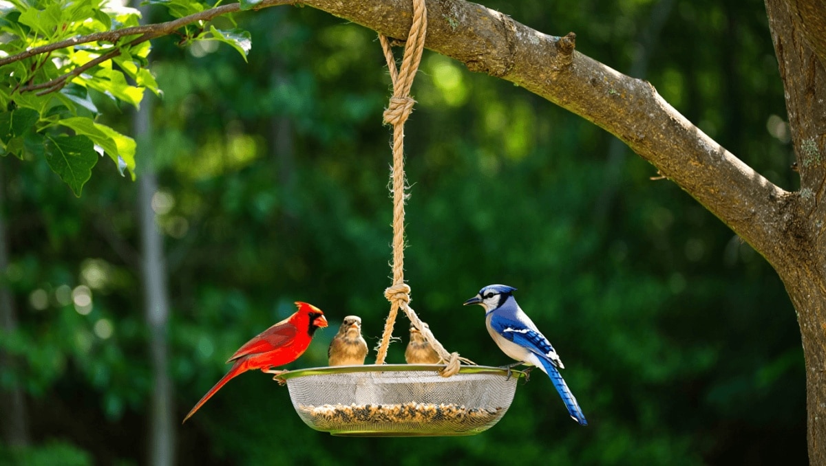 Make An Easy DIY Bird Feeder From A Kitchen Item You Already Own