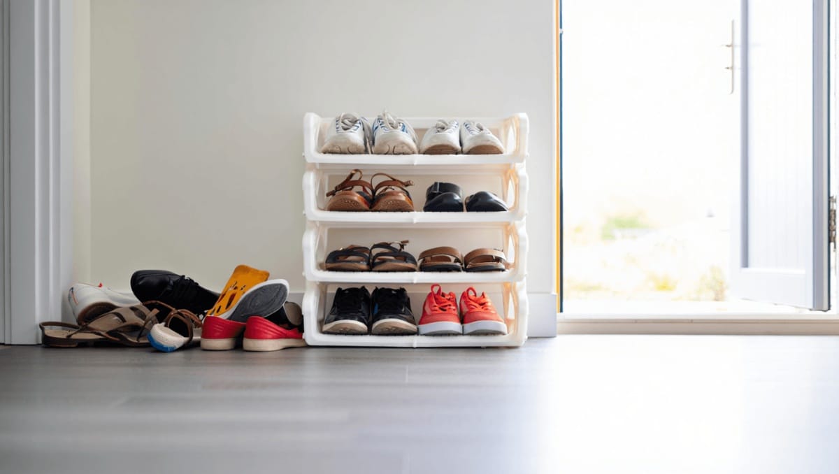 Shoe Clutter No More: The Dollar Tree Storage Solution That Tidies Up Your Footwear