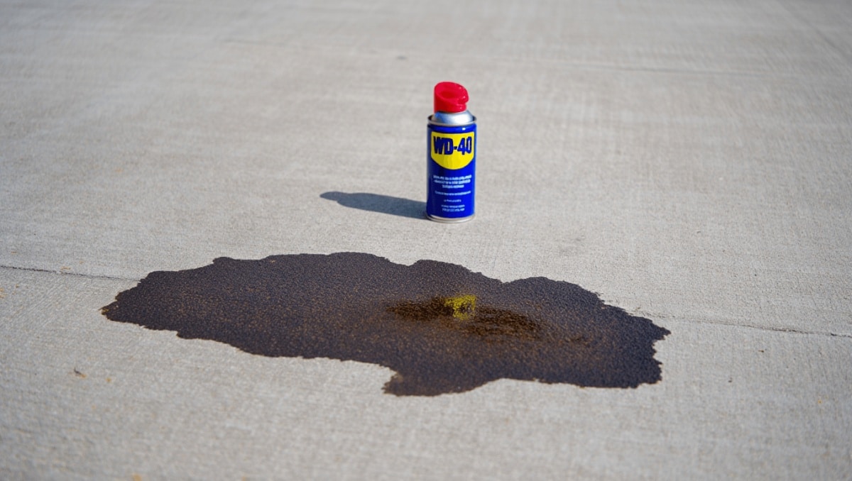 Erase Fresh Oil Stains From Concrete With This Household Staple