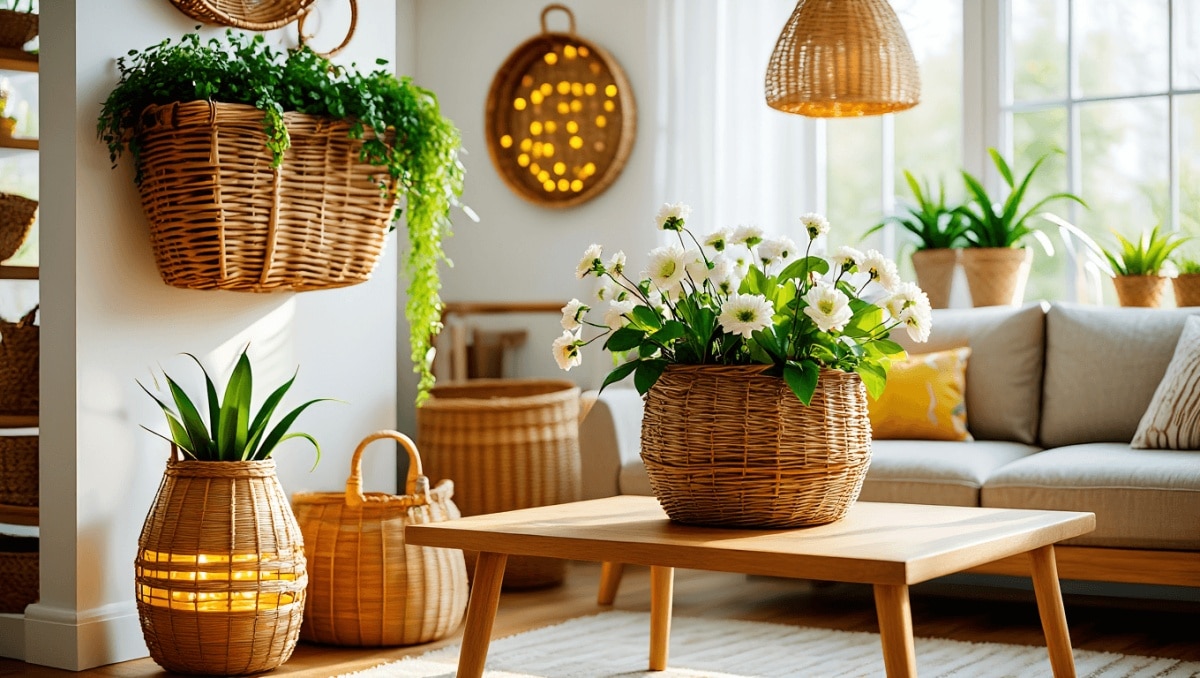 12 Stylish Ways To Decorate With Baskets That Don't Involve Storage