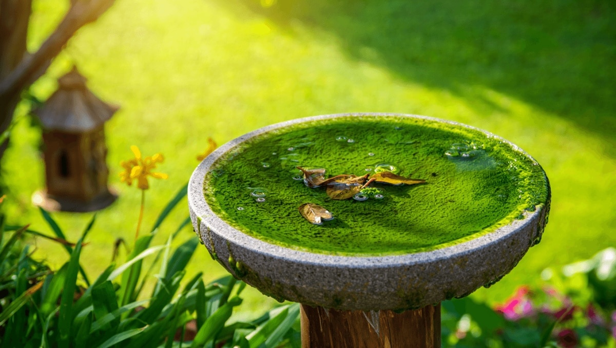 What To Do If You Find Algae In Your Birdbath