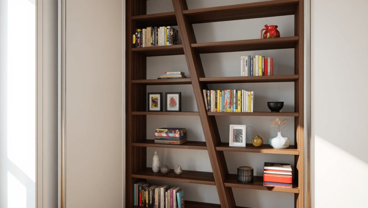 Hang Your Shelves Like This To Make Your Built-Ins Look More Expensive