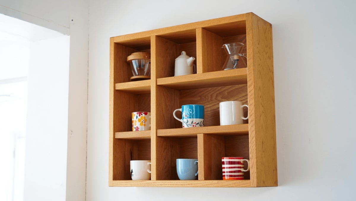 Neither Cabinets Nor Hooks: The DIY Coffee Mug Storage Idea You'll Love