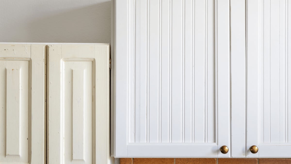 Skip A Full Remodel: This Affordable DIY Upgrade Makes Dated Cabinets Look Chic Again