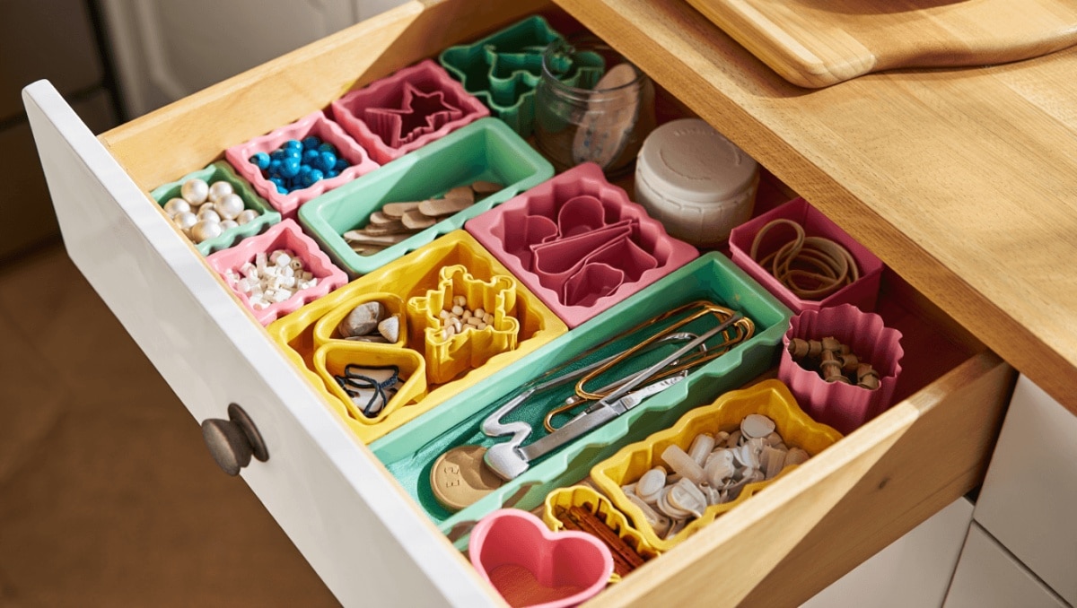 Keep Drawer Clutter Tidy With A Cute Vintage Thrift Store Find