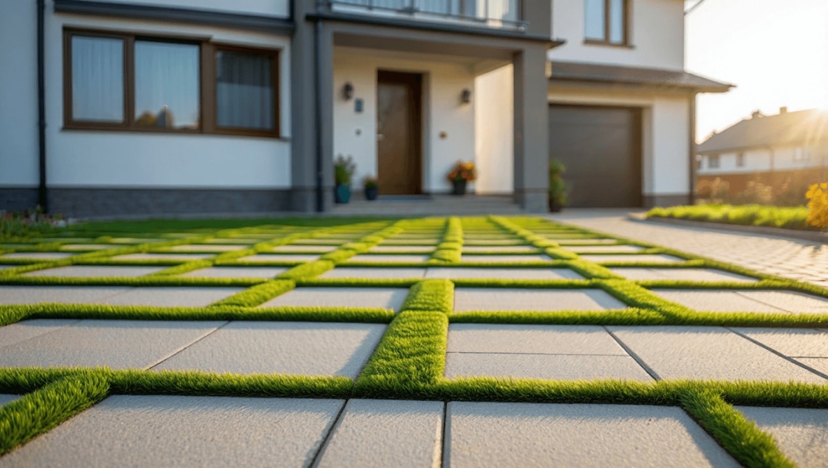 Take Your Driveway From Simple To Stunning With This Custom Design Idea