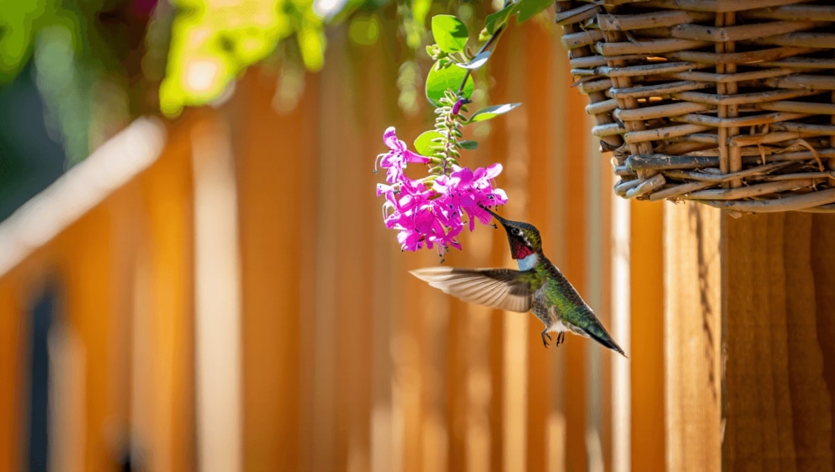 This Low-Maintenance Hanging Basket Flower Is A Hummingbird Magnet