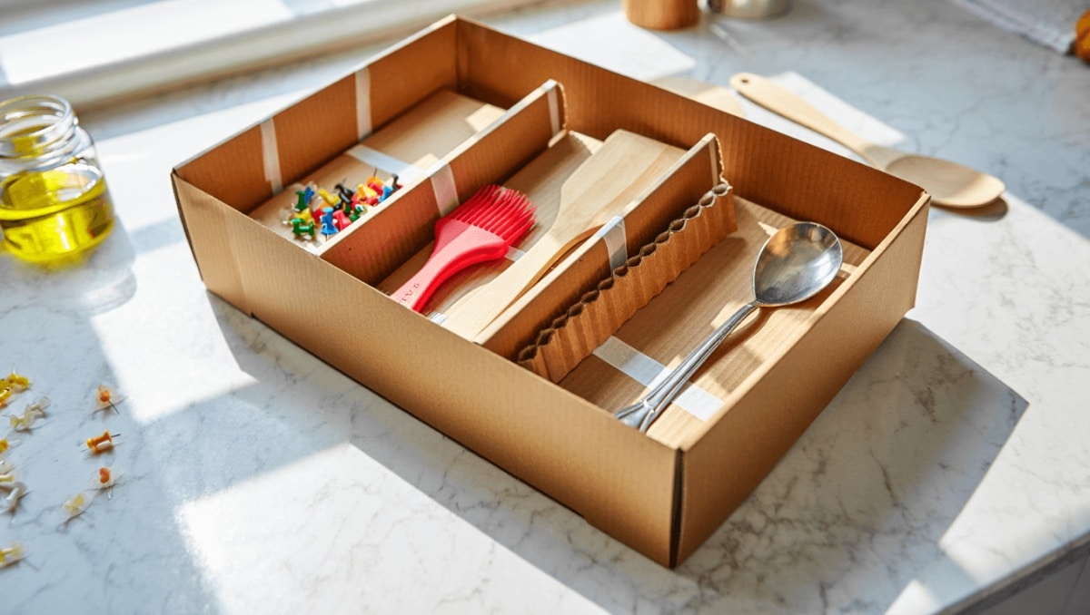 How To Repurpose An Old Shoebox For Better Kitchen Storage And Organization
