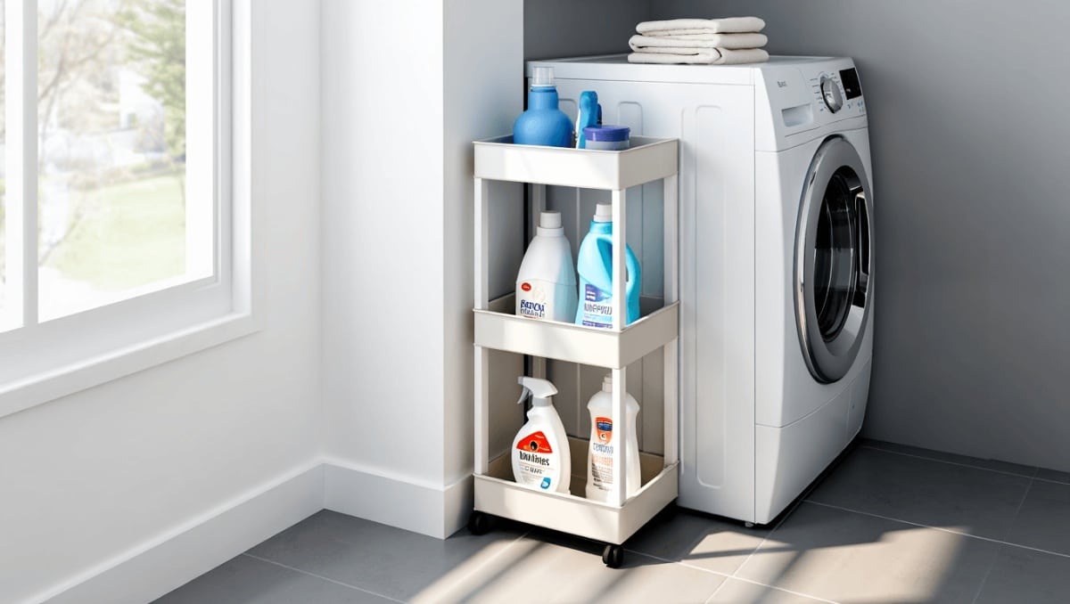 The Overlooked Place To Keep Laundry Detergent That Doesn't Clutter Shelves