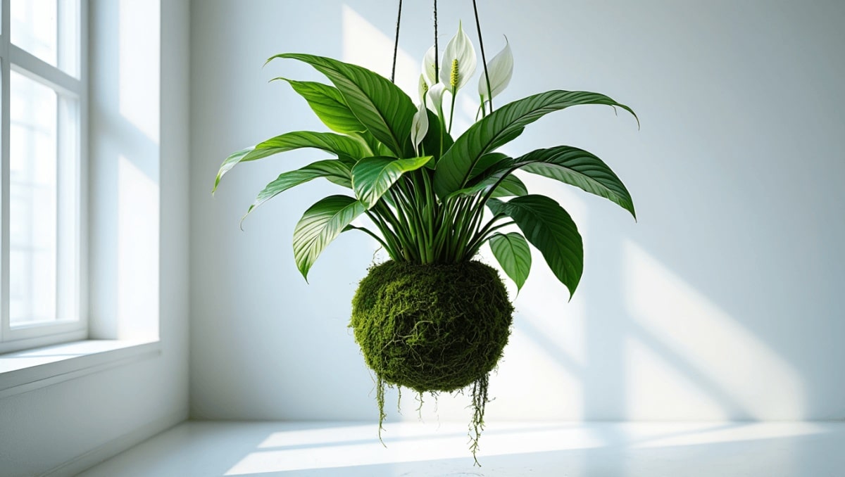 The Ancient Technique That Turns A Peace Lily Plant Into A Hanging Statement Piece
