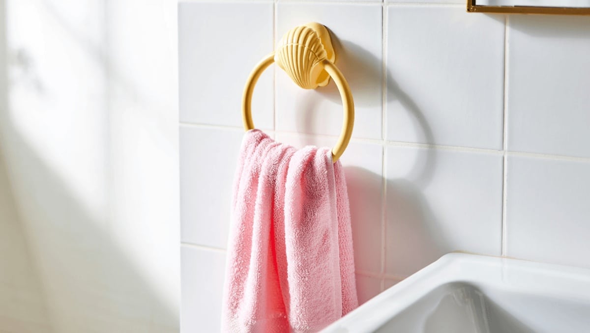 Ditch Traditional Towel Holders — Here's A Cuter Way To Hang Bathroom Towels