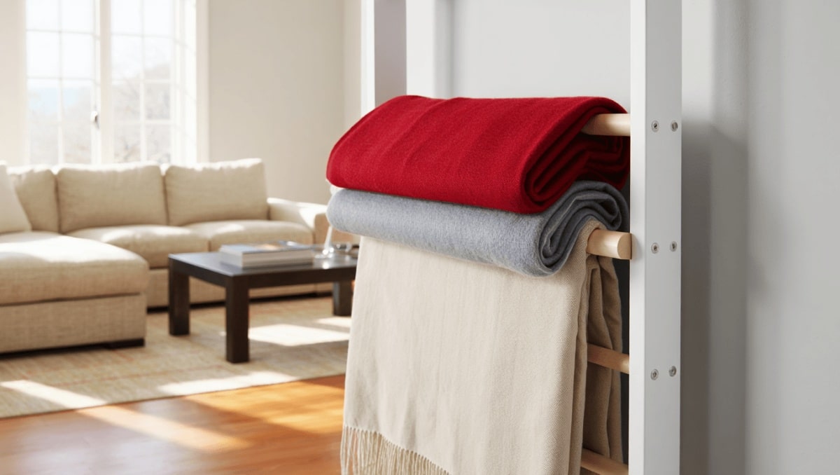 Not Baskets, Not Shelves: The Overlooked Way To Store Blankets Without Wasting Space