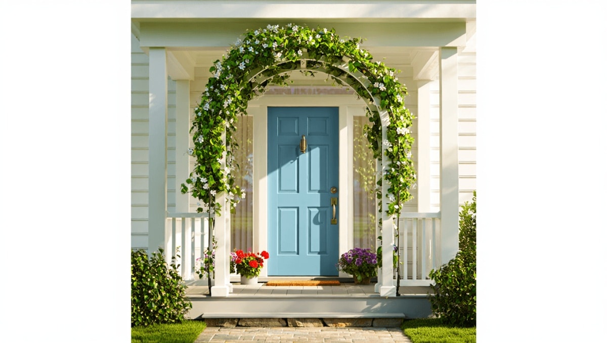 Transform Your Front Porch With The Prettiest DIY Garden Arch