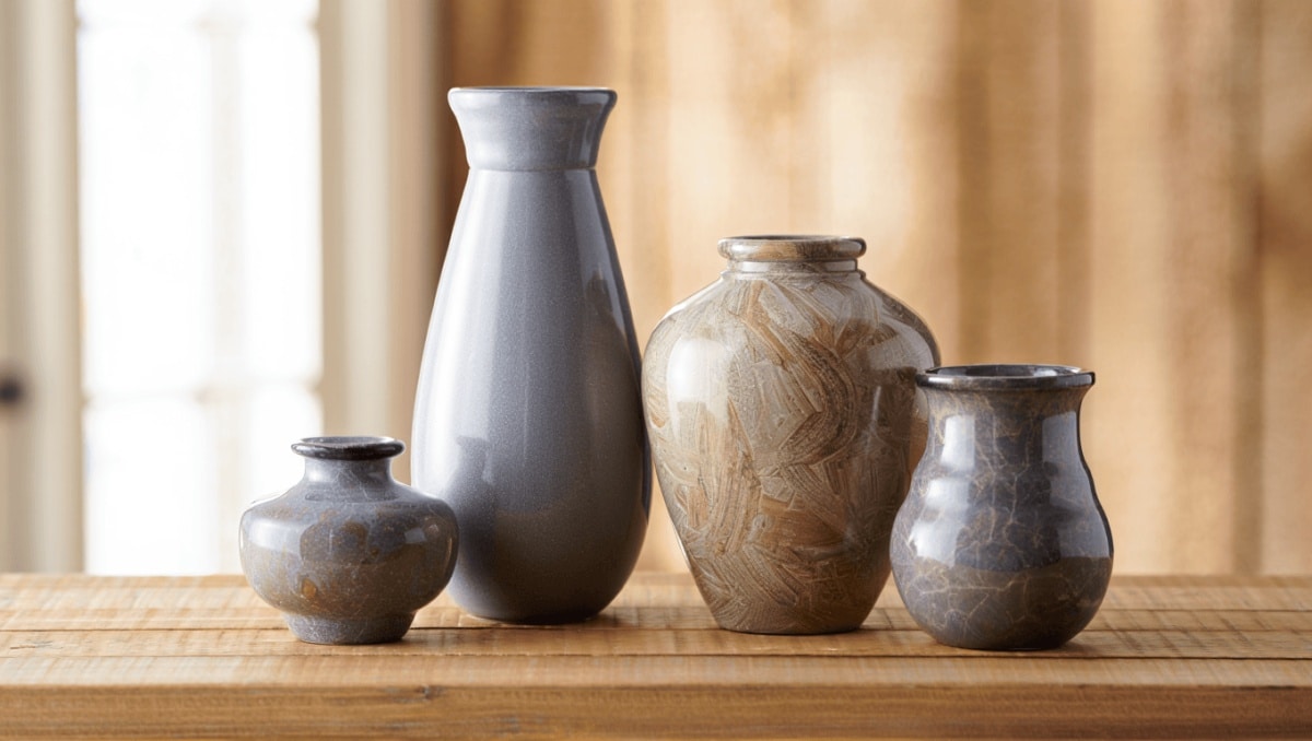 Transform Dollar Tree Vases Into Beautiful Faux-Stone Decor On A Budget