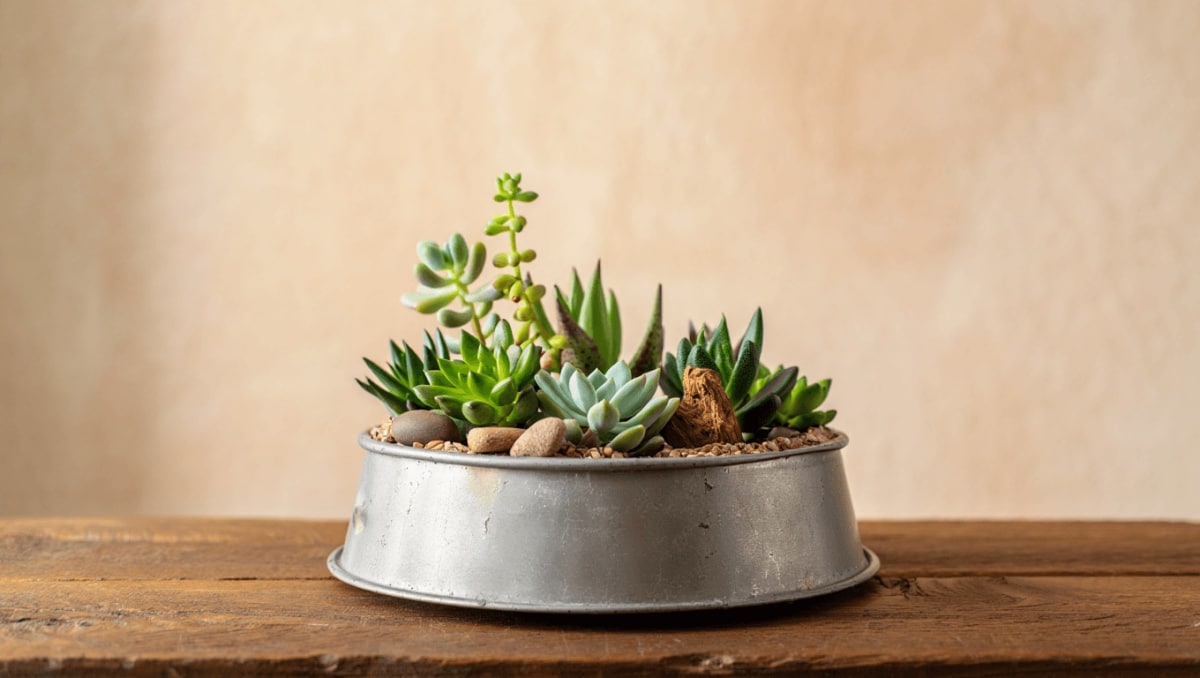 Don't Toss An Old Cake Pan — Make A Stunning Piece Of Home Decor