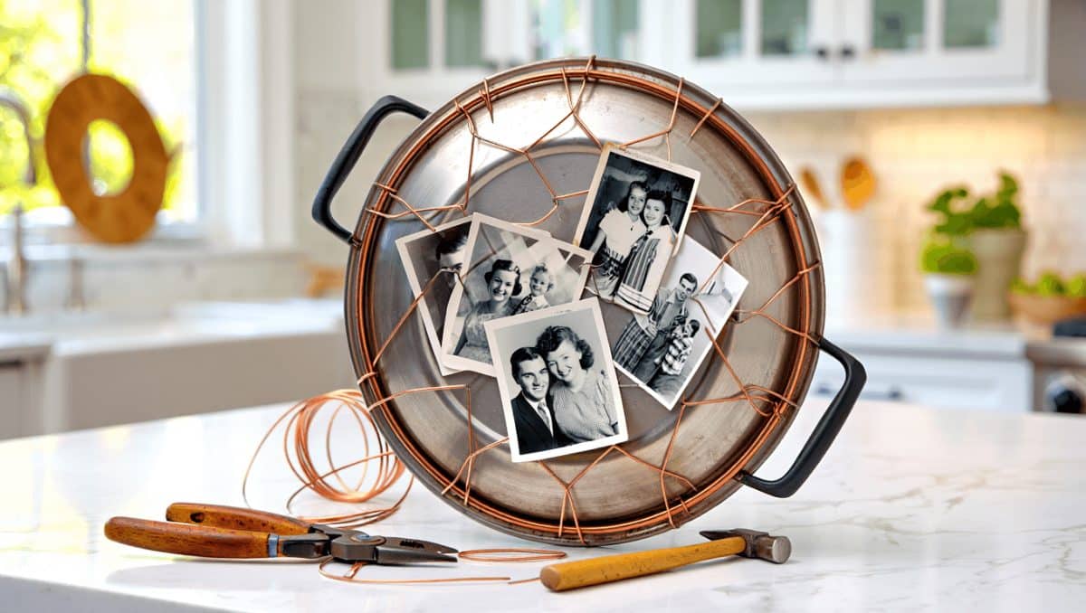 Transform An Old Pot Lid Into A Beautiful Decor Piece With Vintage Charm