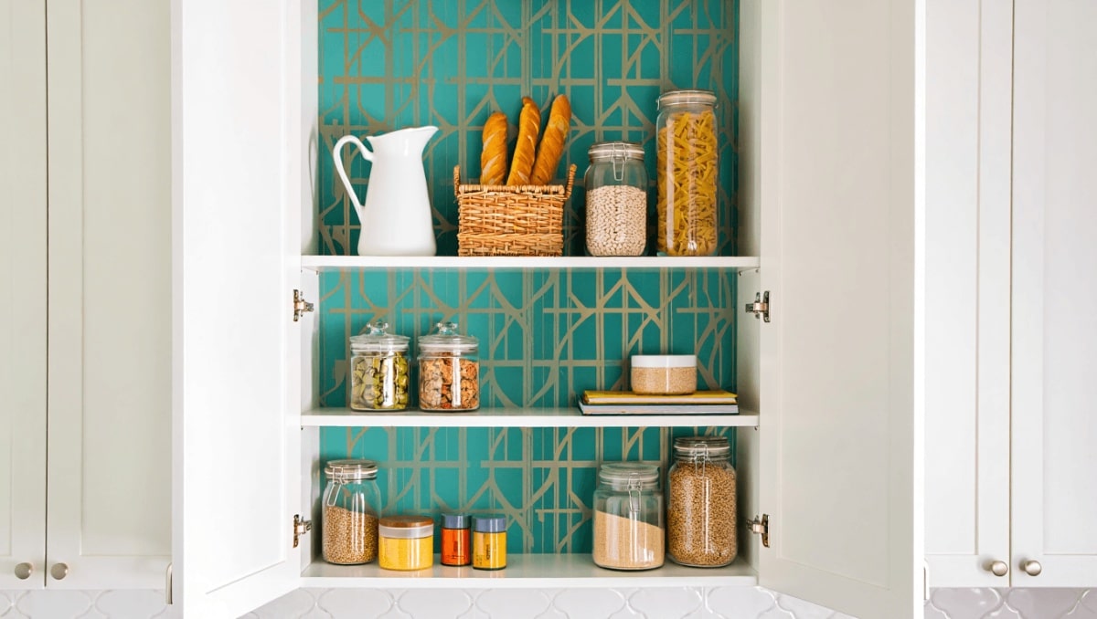 Try This Easy DIY To Elevate The Look Of Your Pantry Shelves In Minutes