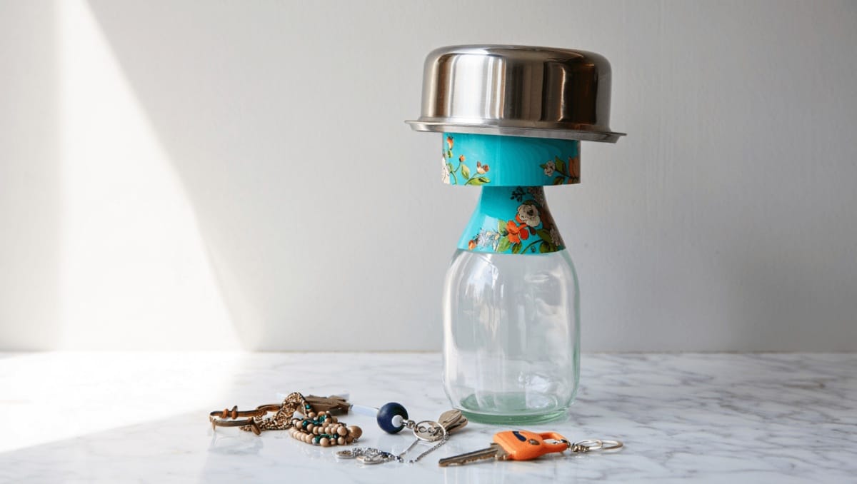 Transform An Old Pot Lid Into Clever Storage With This Fun DIY Idea