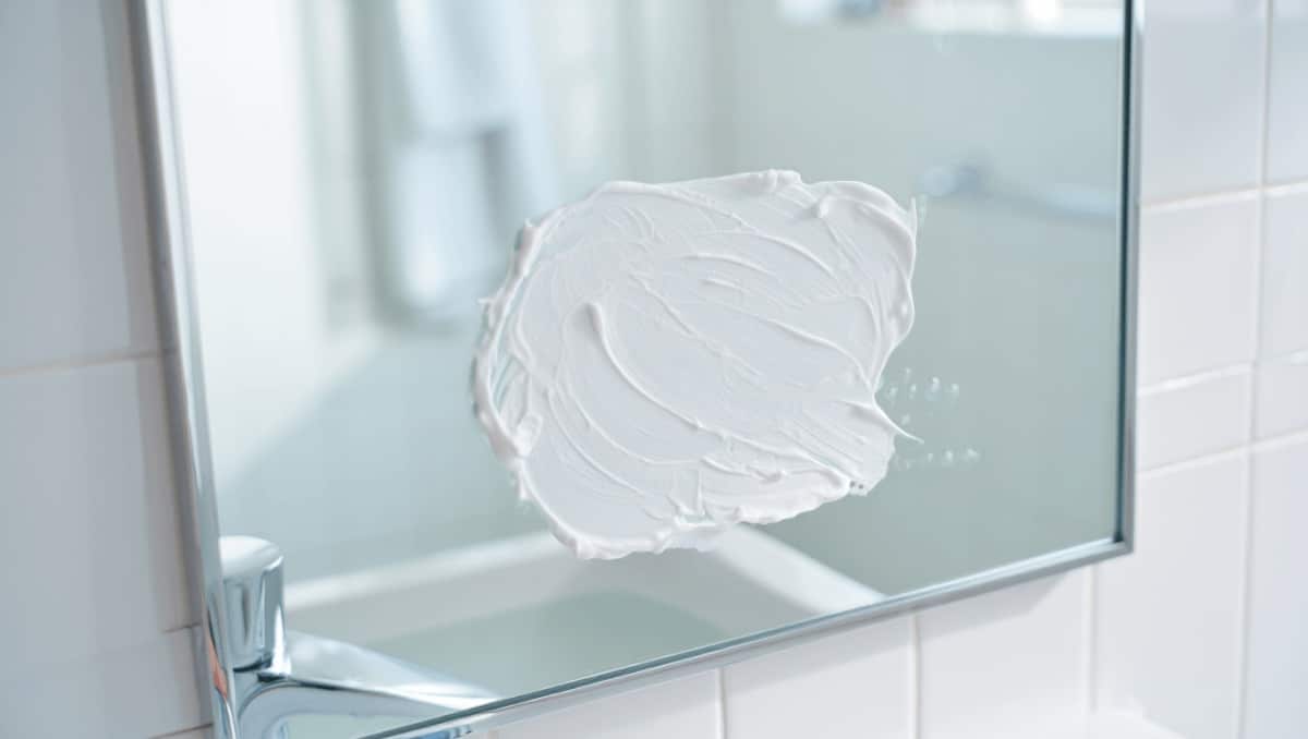 Why You Should Rub Shaving Cream On Your Mirrors