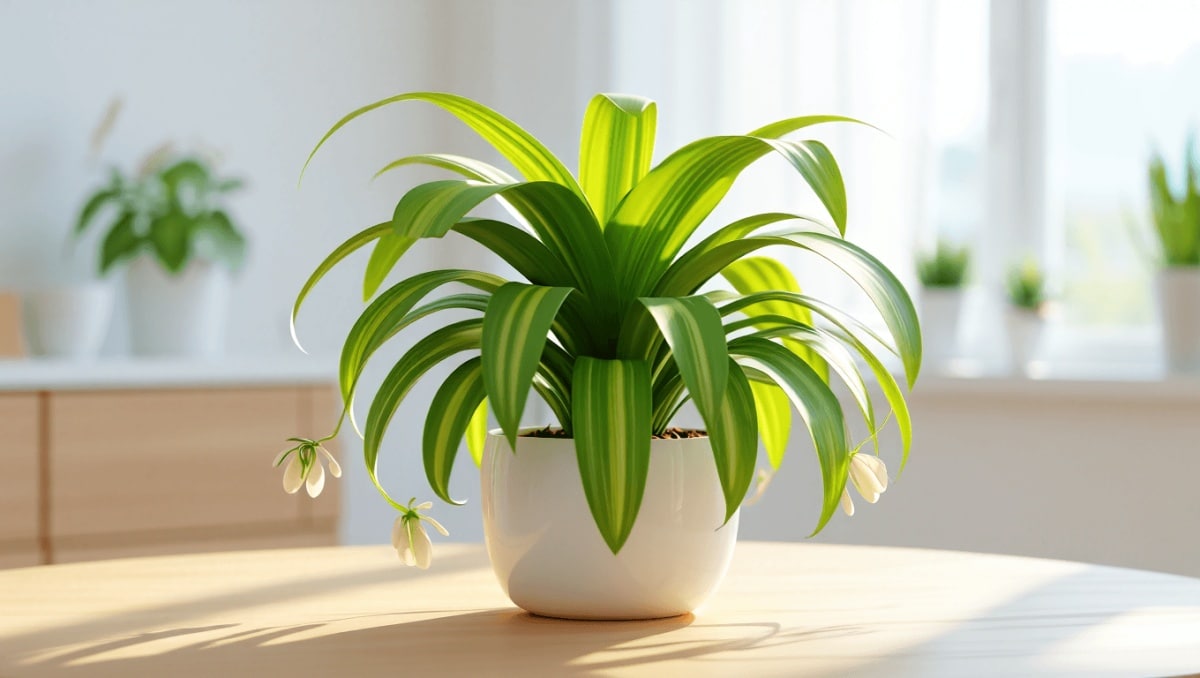 What To Do With Your Spider Plant In June To Turn It Into A Lush Statement Piece