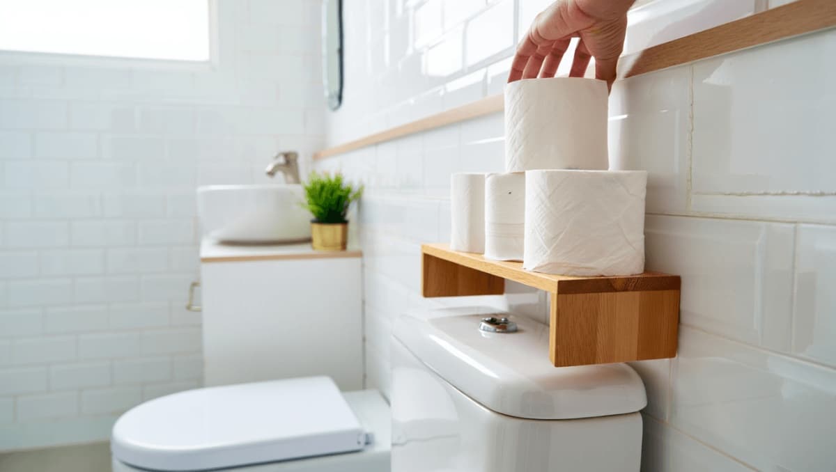 Not Baskets: A Clever Way To Store Extra Toilet Paper Without Cramming Cabinets
