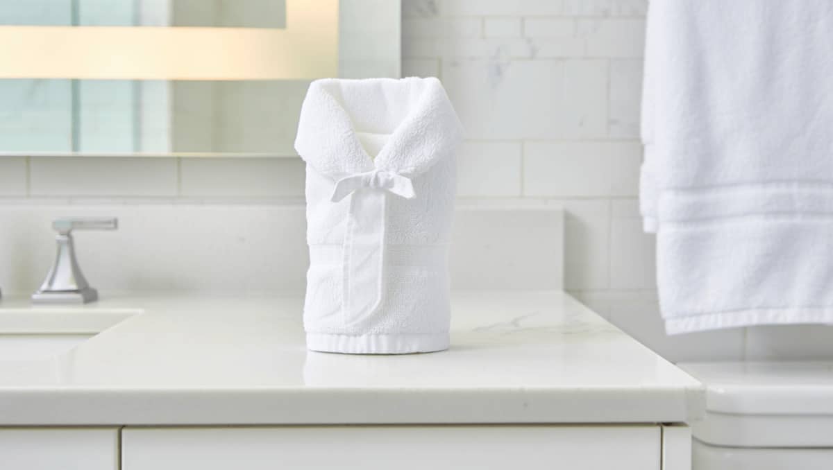 Impress Your Guests: A More Creative Way To Fold & Display Bathroom Hand Towels