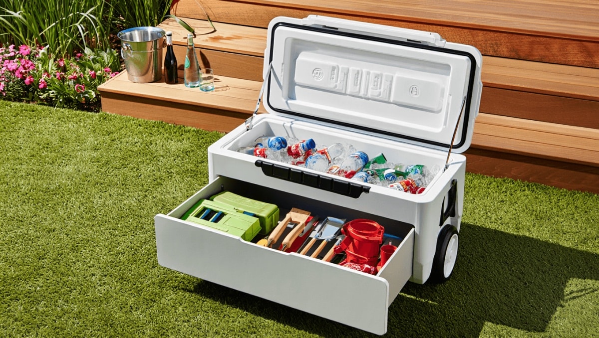 These Costco Coolers Double As Patio Storage For Outdoor Clutter