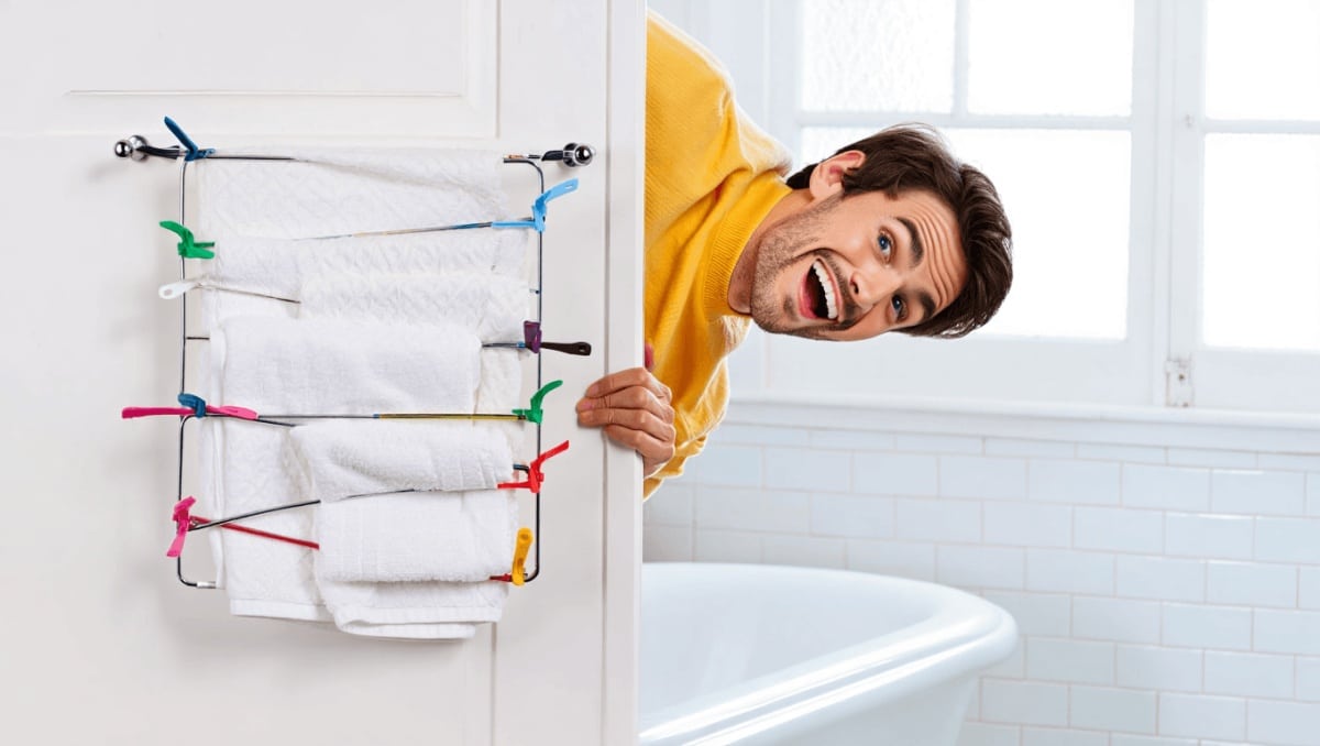 Ditch Baskets: There's A Dollar Tree Hack For Easy Towel Storage