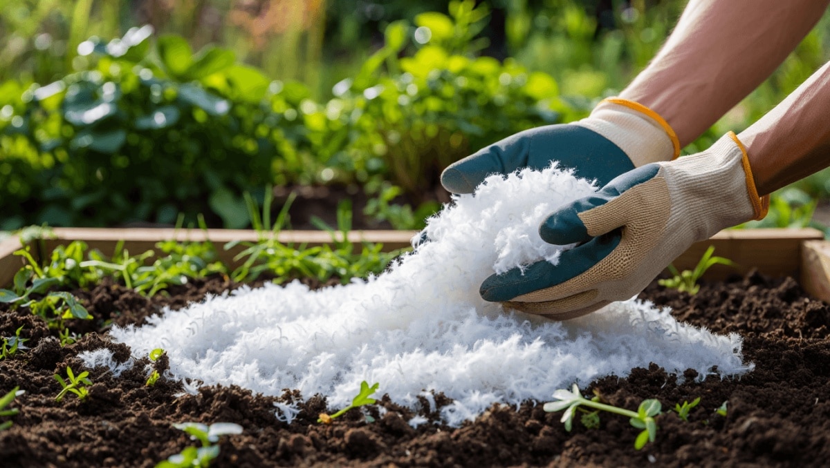 Stop Wasting Dryer Lint — Reuse It To Help Keep Weeds Out Of The Garden