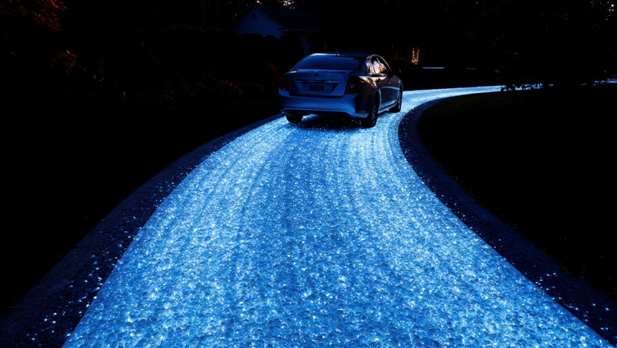 Not Concrete Or Gravel: The Unique Driveway Material That Glows