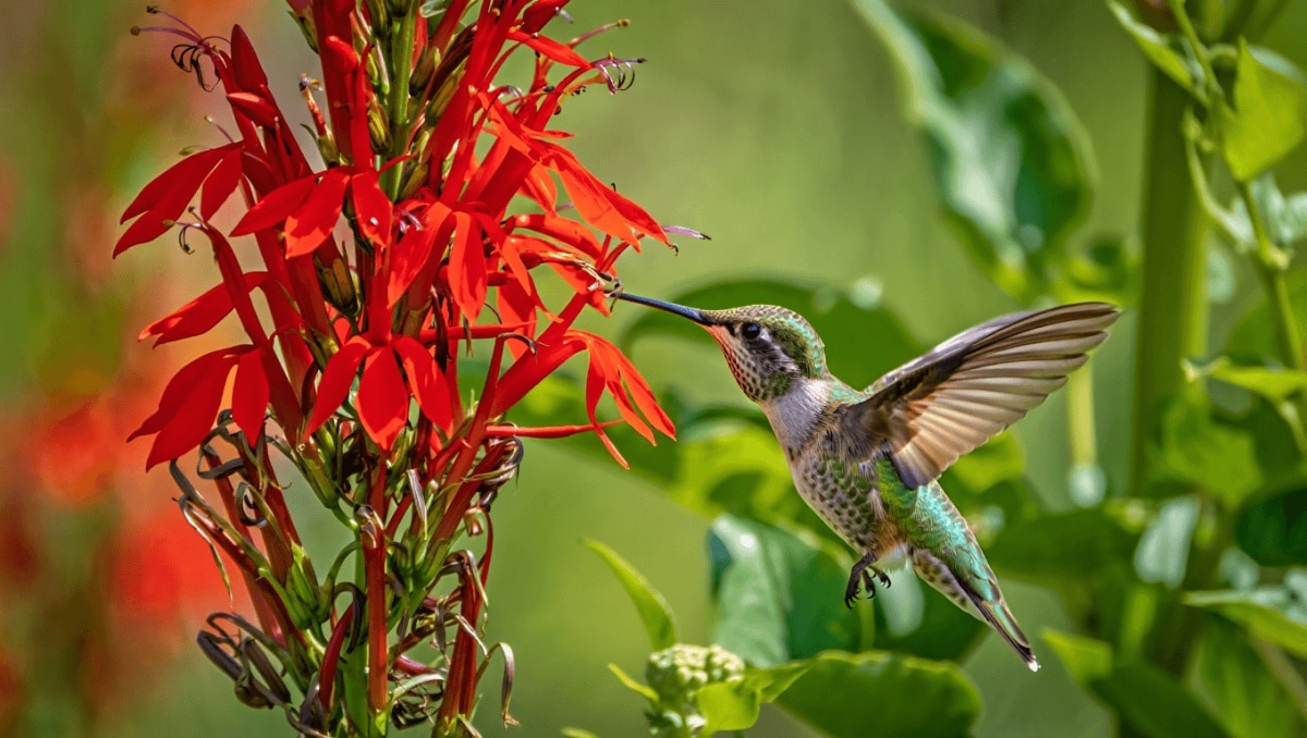 The Star-Shaped Flower That Attracts Hummingbirds And Adds Color To The Garden