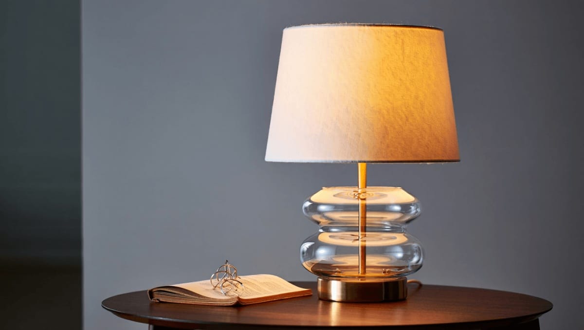 Transform A Glass Vase From IKEA Into A Luxury Lamp For Your Coffee Table
