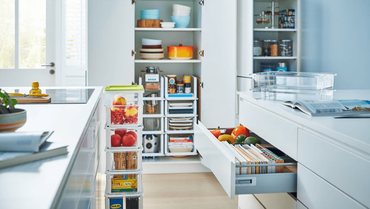 Goodbye, Kitchen Clutter: 9 Affordable IKEA Finds For Deep Cabinets And Drawers