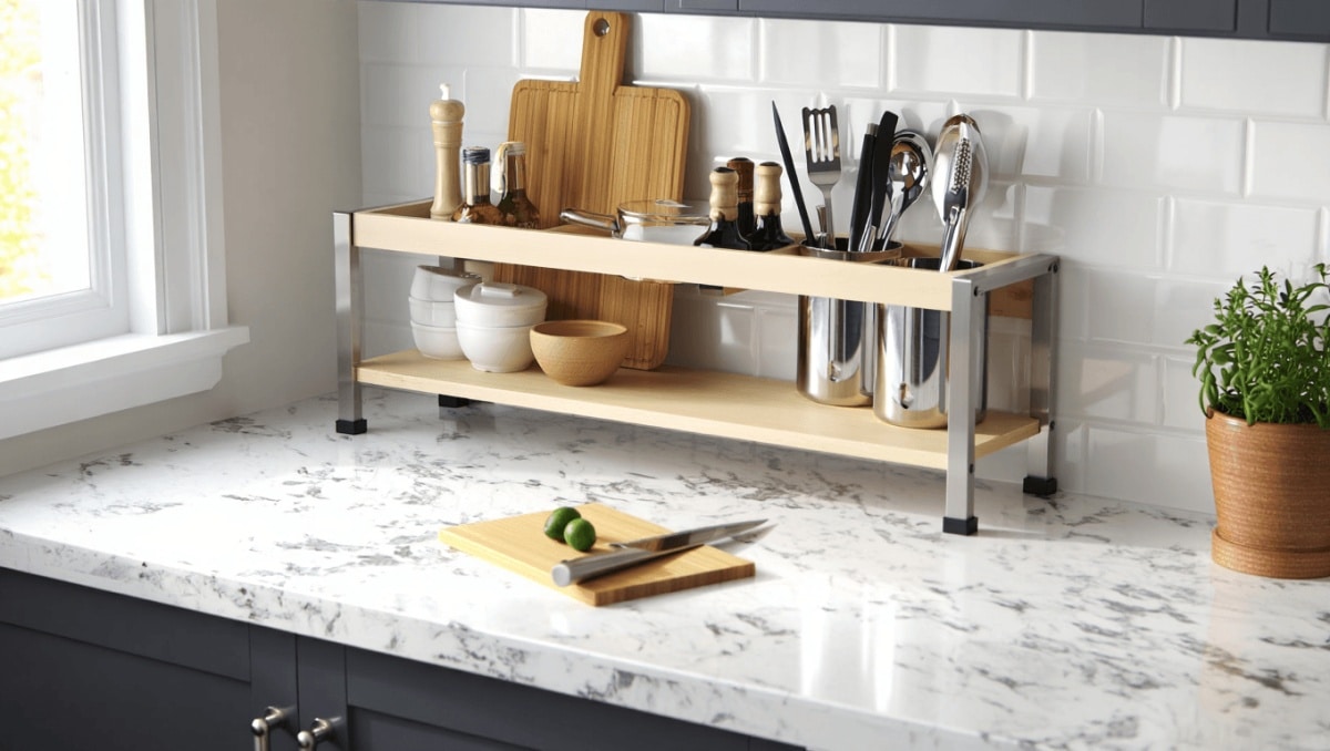Not Cabinets, Not Drawers: A Space-Saving Hack For Extra Storage In Kitchens