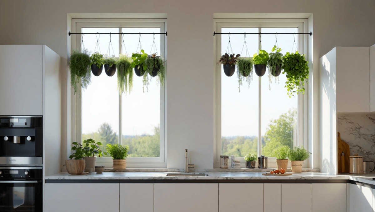 Forget Curtains — Here's A Stylish, More Affordable Way To Dress Up Kitchen Windows