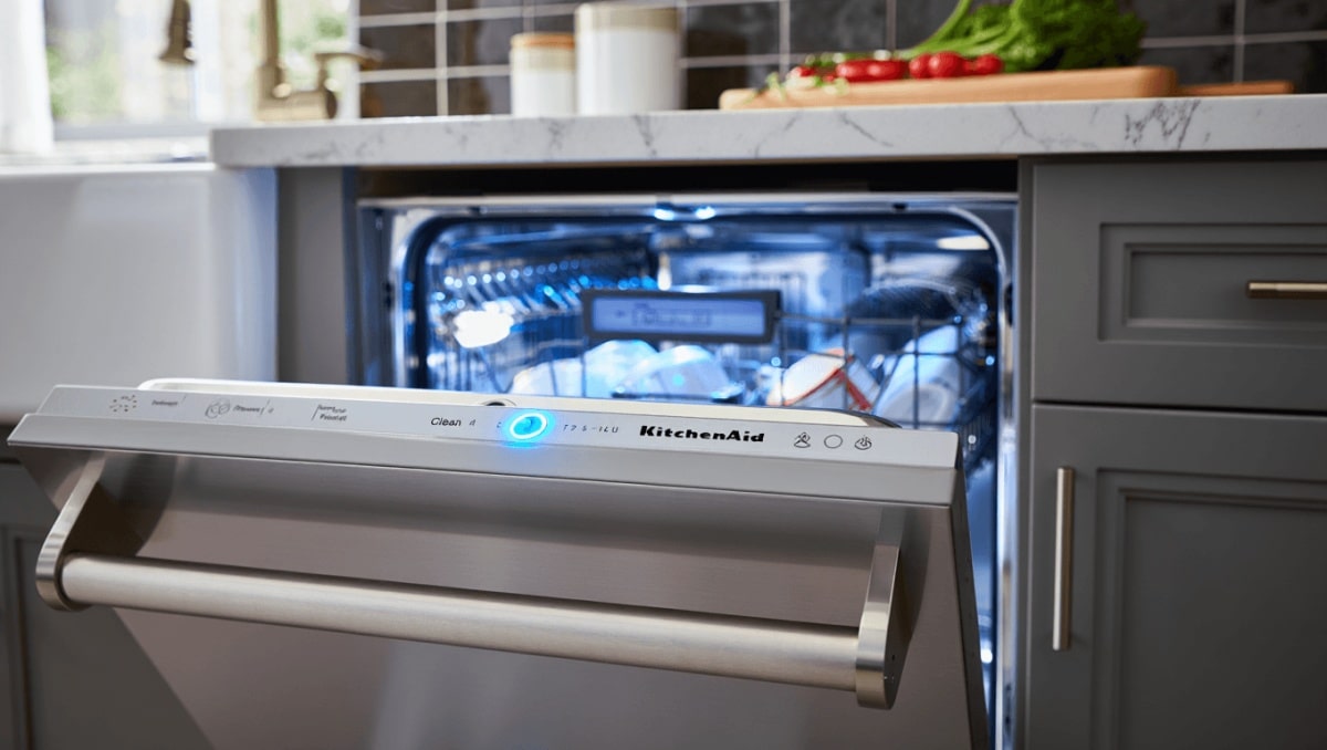 How To Troubleshoot The Clean Light Flashing On A KitchenAid Dishwasher
