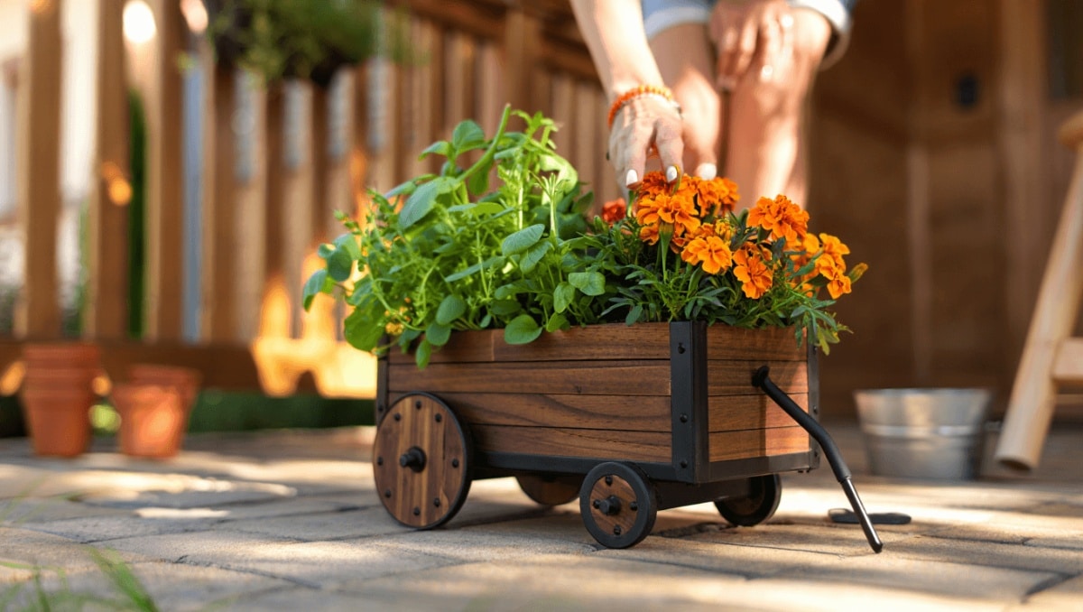 Not Your Average Planter Box: This Unique Amazon Find Doubles As Garden Decor