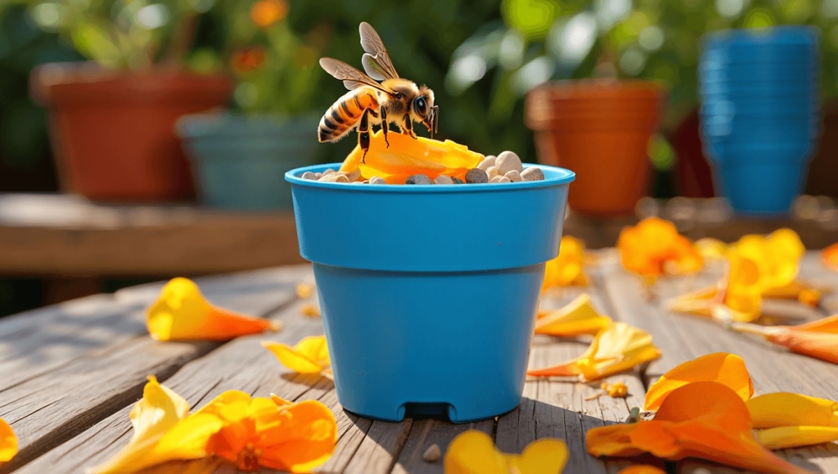 How To Repurpose Empty Nursery Pots To Fill Your Garden With Pollinators