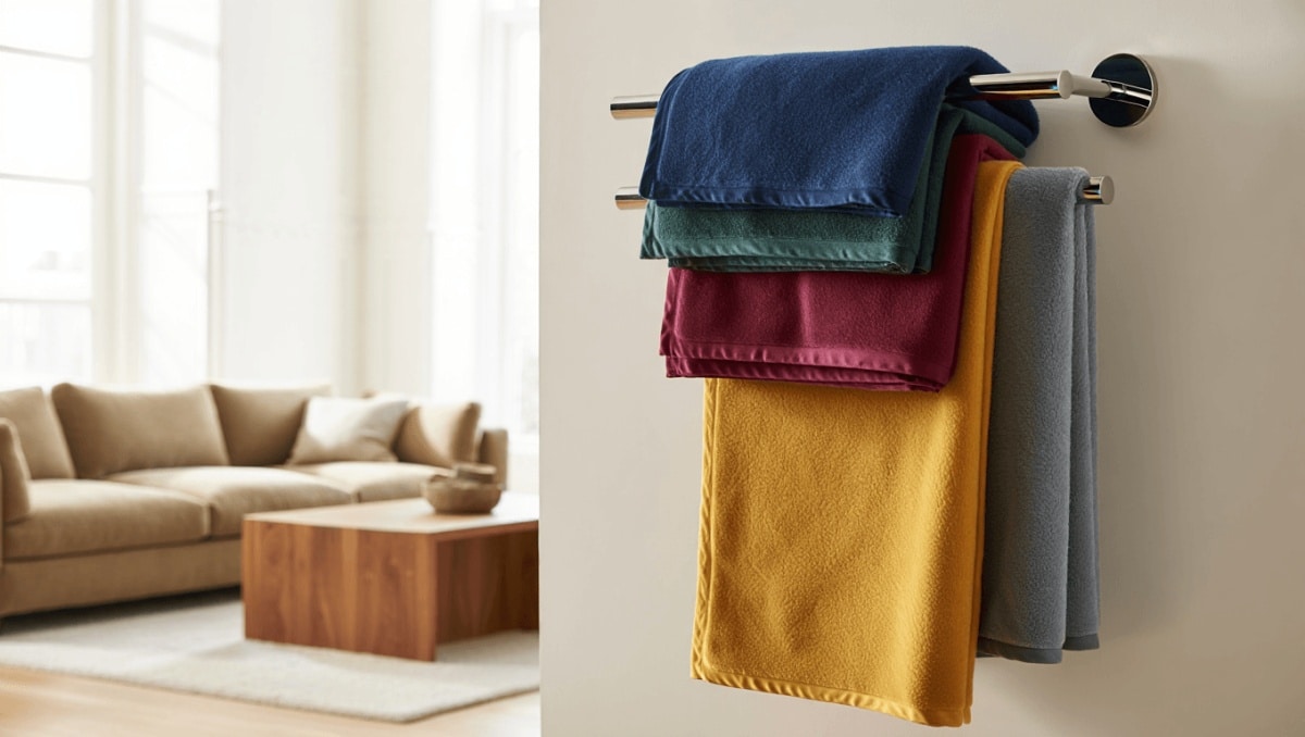 Not A Ladder: The Clever Way To Store Blankets And Keep Them Off The Floor