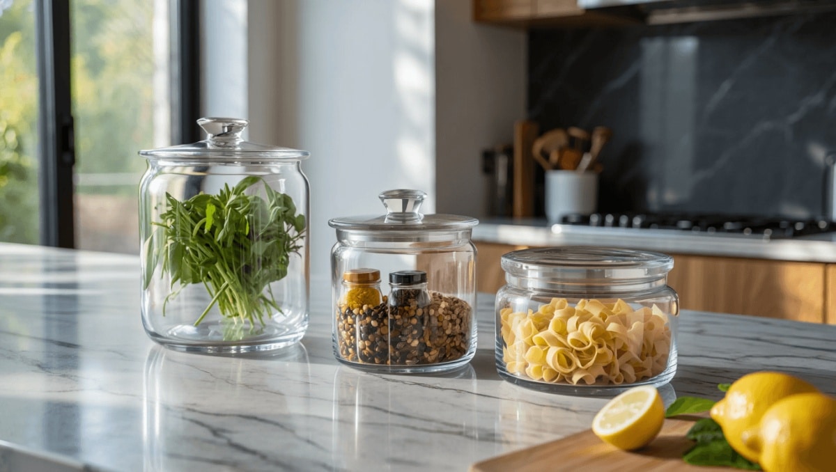 Not Baskets, Not Bins: The Easy Countertop Storage Solution That Doubles As Decor