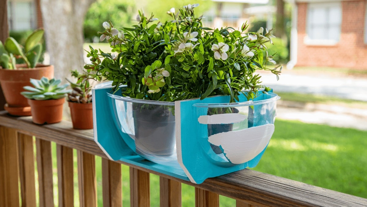 This Affordable Dollar Tree DIY Turns Plastic Bowls Into A Stunning Porch Planter