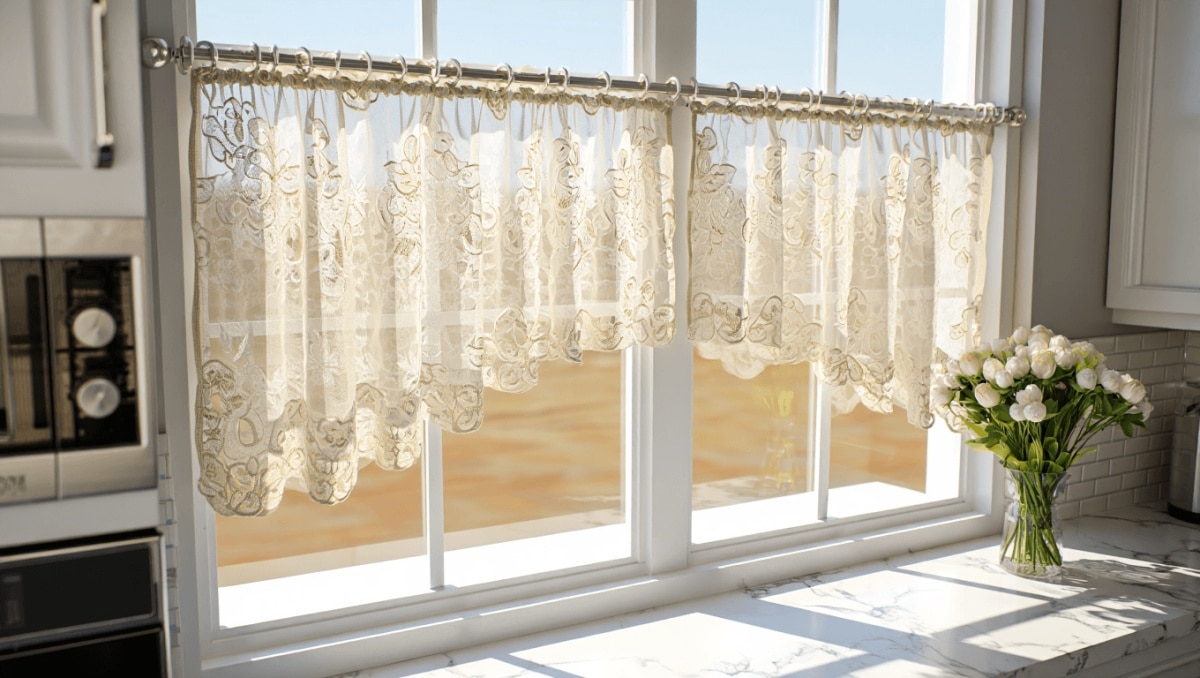 Ditch Boring Curtains And Blinds — Here's A Charming Idea For Kitchen Windows