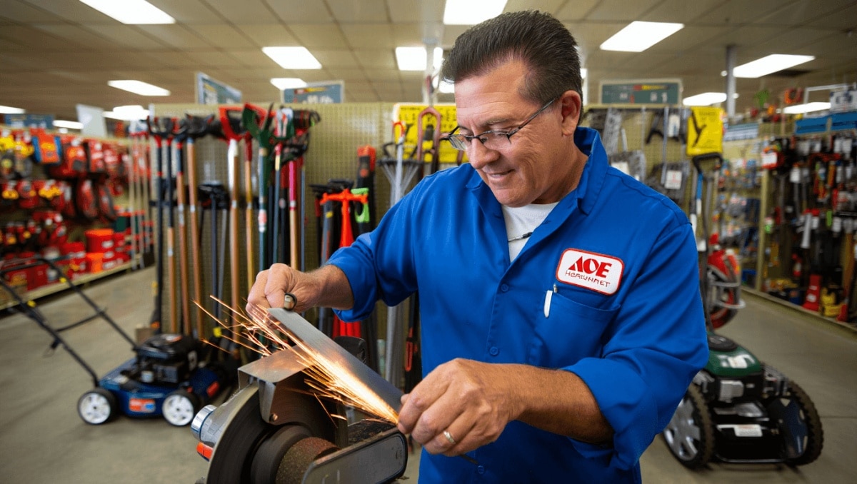 Hate Sharpening Your Lawn Mower Blades? This Common Hardware Store Does It For You