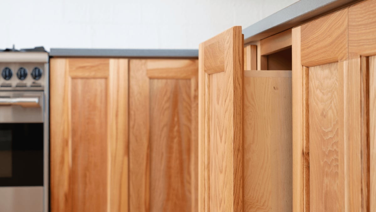 Skip Paint And Stain: A More Creative Way To Refresh Dated Oak Cabinets