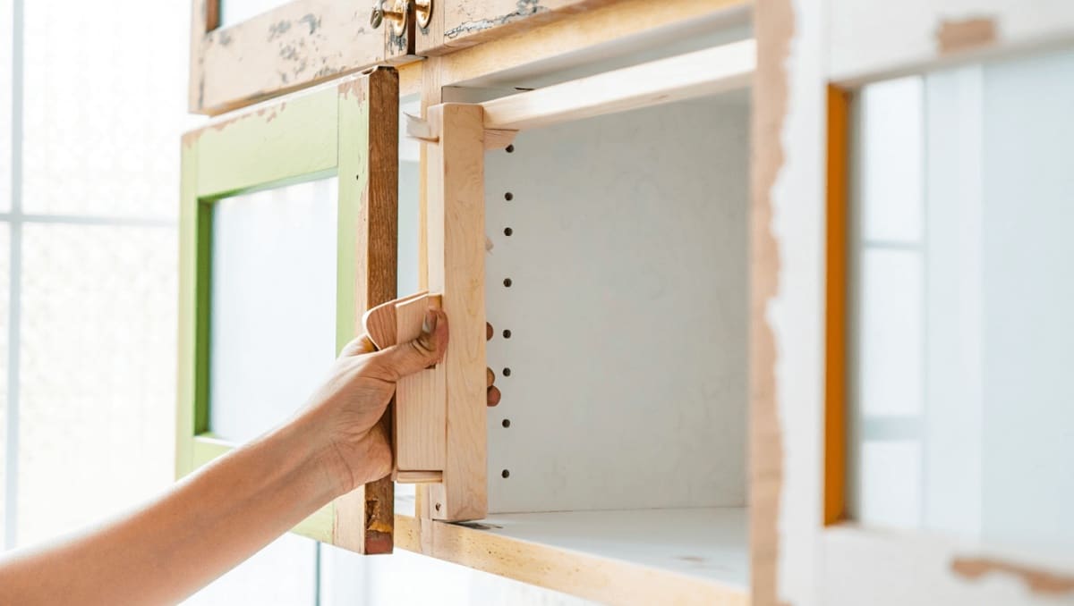 Skip Paint: There's A Better Way To Update Old Cabinets For A High-End Look