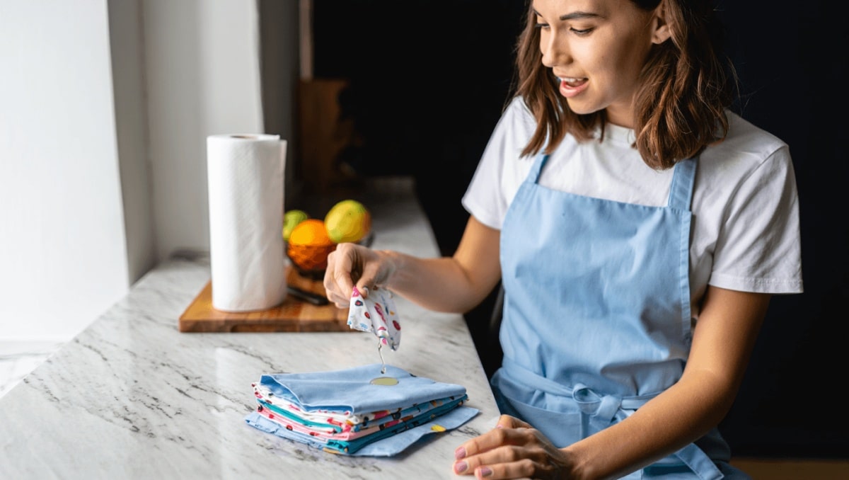 Not Traditional Paper Towels: A Cuter Way To Clean Up That's Also Eco-Friendly