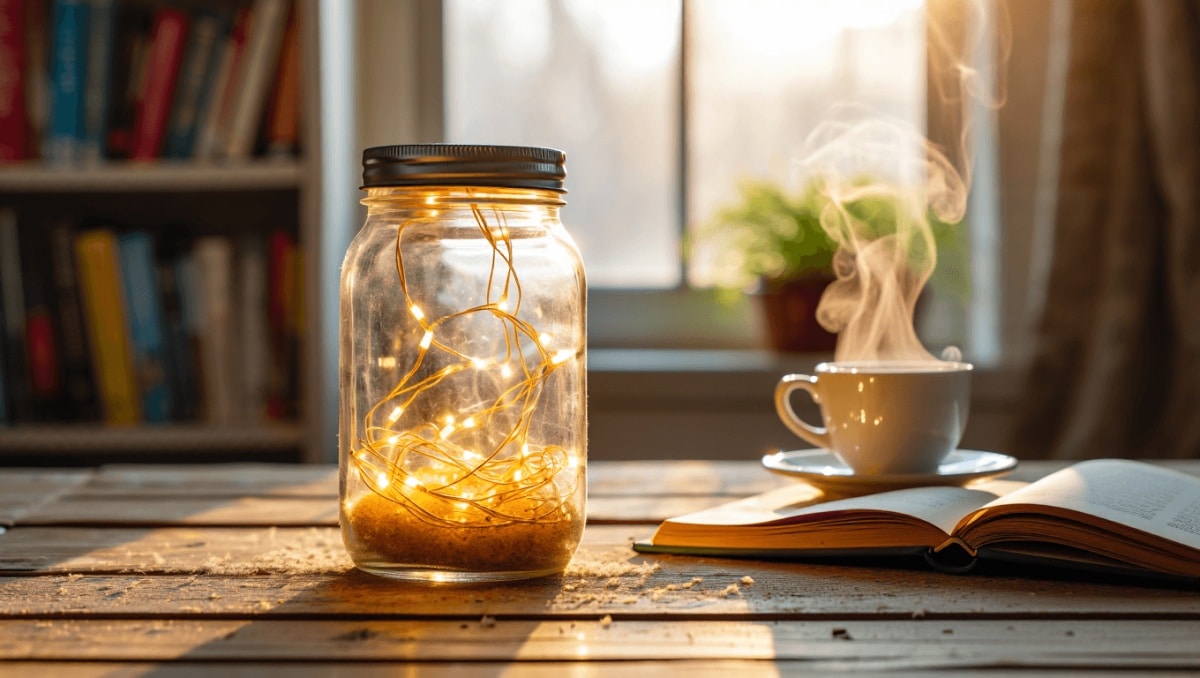 Turn Thrifted Jars Into Magical Lighted Accents With This Charming Upcycle
